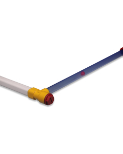 Breather tube 450mm  straight cpl with t-piece